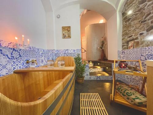 Posezení v ubytování Apartmány Bašta & Wellness