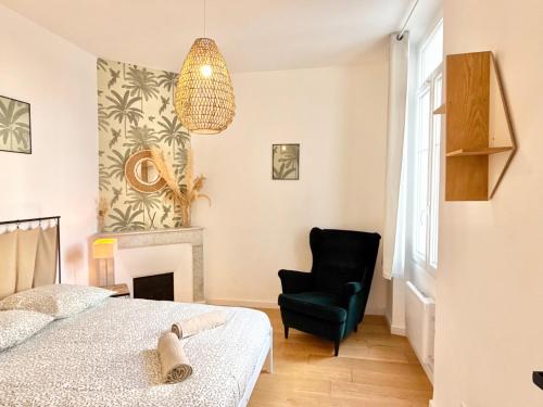 Le Palme d'Or, 3 pièces - impasse privée - 7 pers