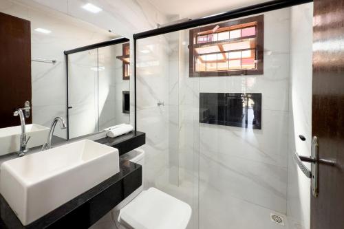 Koupelna v ubytování Mont Sinai - Rede Tonziro