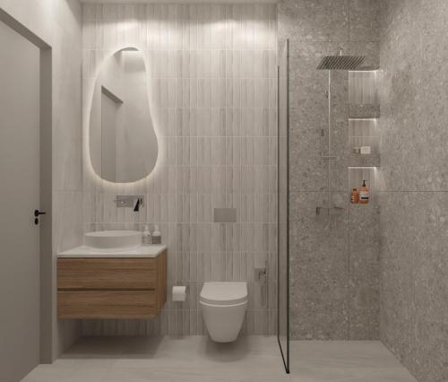 Baðherbergi á Casa Harmonia - 5-Bedroom Group Villa with Private Pool, Outdoor Cinema & Fire Pit