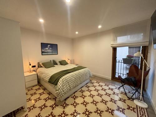 Ένα ή περισσότερα κρεβάτια σε δωμάτιο στο LovelyRoomsVic