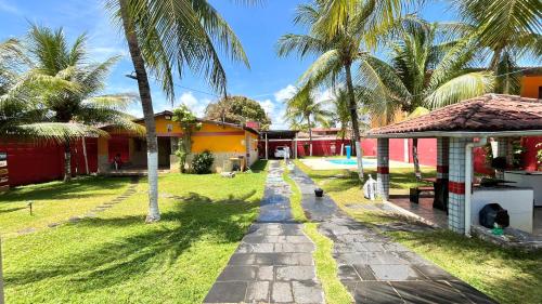 En have udenfor Casa Brisa de Tamandaré