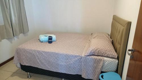 Una cama o camas en una habitación de Flat Beira Mar em Manaíra - Aptos de 2 Quartos