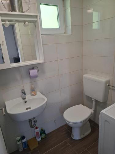 Et badeværelse på Apartma Dividenda