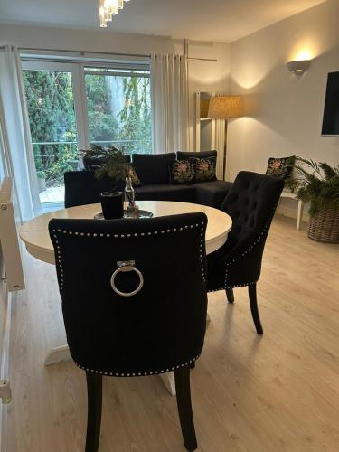 Χώρος καθιστικού στο Lux apartament Chodzież, ul Zwycięstwa 13