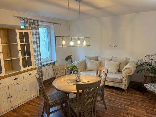 Χώρος καθιστικού στο Lux Plus apartament Chodzież, Zwycięstwa 13