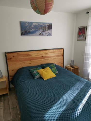 Llit o llits en una habitació de Chalet Génépi