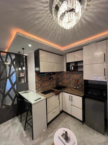 Kuchyň nebo kuchyňský kout v ubytování Hertz Studio