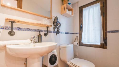 Et badeværelse på Casa Rural La Morucha