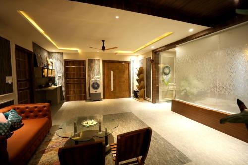 Et opholdsområde på The berhins farmstay