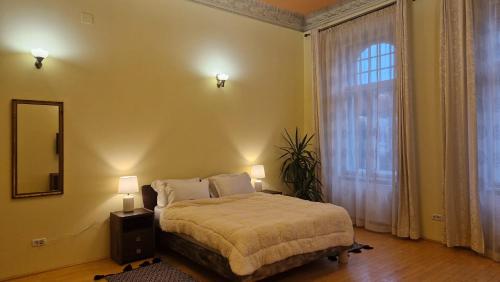 Giường trong phòng chung tại Sirul Livezii Central Flat