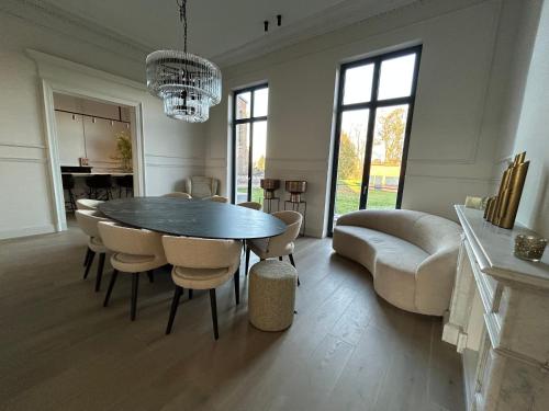 Χώρος καθιστικού στο Villa de Fraiture