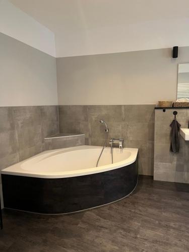 Koupelna v ubytování Family-friendly accommodation