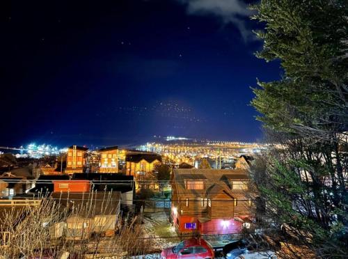 منظر أوشوايا العام أو منظر المدينة من بيت العطلات