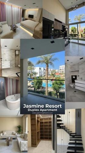 a collage of photos of a j leasing resort drupal apartment at Jasmine Resort & Aqua park in Sharm El Sheikh