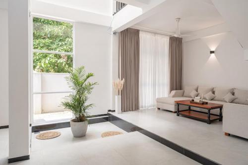 Χώρος καθιστικού στο Heavens Talpe