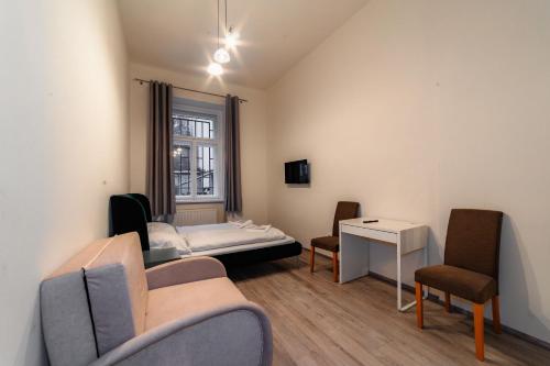 Giường trong phòng chung tại Apart Comfort