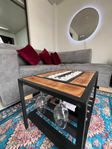 Posezení v ubytování Guatavita Loft - Apartamento