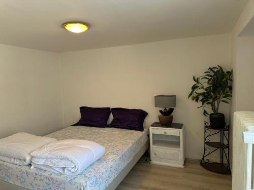 En eller flere senge i et værelse på Montluçon Centre ville maison