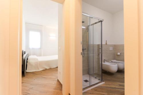 Koupelna v ubytování Appartamento 2 Leoni