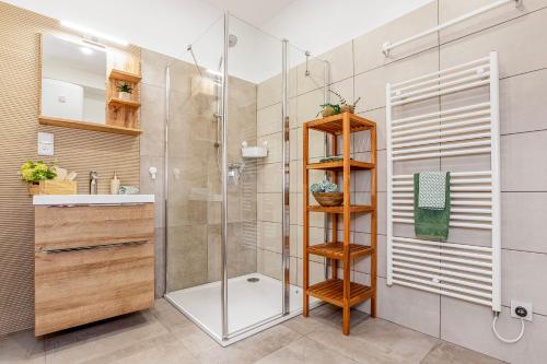 Ένα μπάνιο στο Apartmán Šumava-Rejštejn