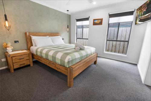 Ένα ή περισσότερα κρεβάτια σε δωμάτιο στο Haylock Haven