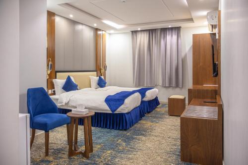 Katil atau katil-katil dalam bilik di شقق جوانة Joanna Serviced Apartments