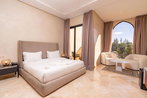 Postel nebo postele na pokoji v ubytování Palais Nouhass