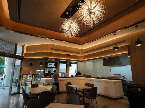 Restaurace v ubytování Aqueen Prestige Hotel Jalan Besar