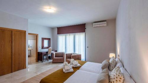 Et opholdsområde på Villa Rural Zen by Hacienda Alfacara