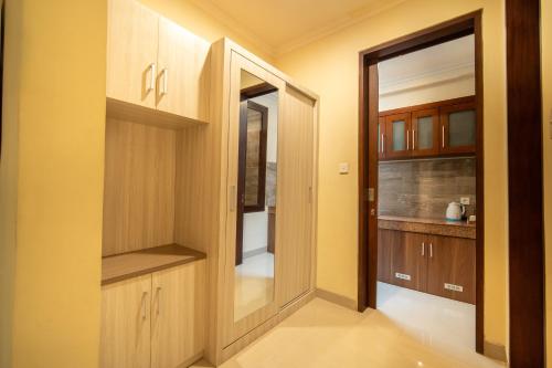 Kuchyň nebo kuchyňský kout v ubytování Gunakaya Homestay