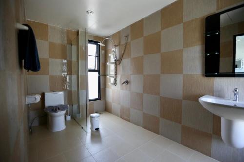 Koupelna v ubytování 4BR Pool Villa Rosso