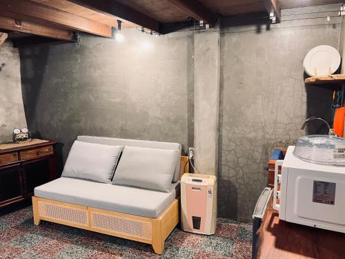 Χώρος καθιστικού στο Jiufen Xiaomei Meow Seaview Homestay