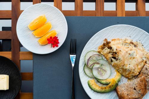 Jídlo v vily nebo okolí