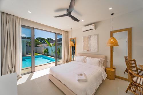 Ένα ή περισσότερα κρεβάτια σε δωμάτιο στο Valentine Village