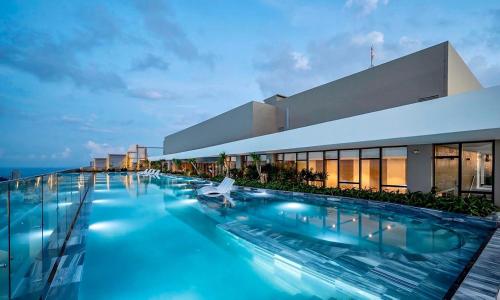 La alberca dentro o cerca de CĂN HỘ NGHĨ DƯỠNG CAO CẤP THE SONG VŨNG TÀU-THE SONG APARTMENT Mr VƯƠNG