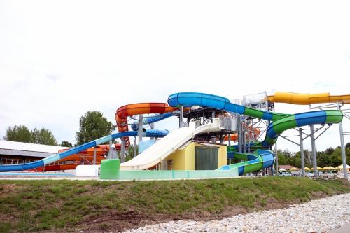 a water slide at a water park at Dom štúdia Petra in Štúrovo