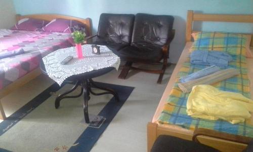 Postel nebo postele na pokoji v ubytování Guest house Mirijevski Konak
