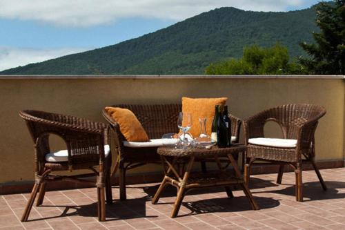 Nespecifikovaný výhled na hory nebo výhled na hory při pohledu z bed and breakfast