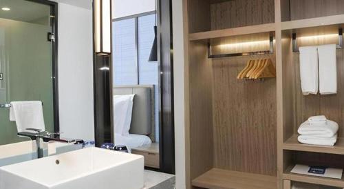 Koupelna v ubytování Echarm Hotel Lhasa Potala Palace