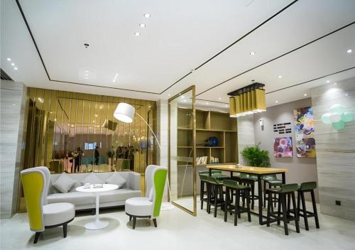 Χώρος καθιστικού στο City Comfort Inn Shantou Tianshan Road Xinyicheng
