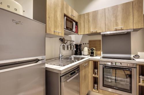 Dapur atau dapur kecil di Maison Ingwë - Place Gambetta