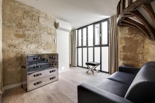 Ruang duduk di Maison Ingwë - Place Gambetta