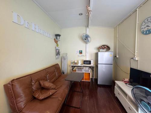 Телевизор и/или развлекательный центр в De hostel