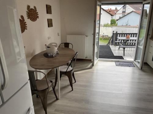 Χώρος καθιστικού στο Schicke Ferienwohnung Philippsburg