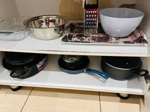 Kuchyň nebo kuchyňský kout v ubytování Lethabong Lodge