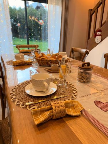 Posezení v ubytování Chez Eric et Nath