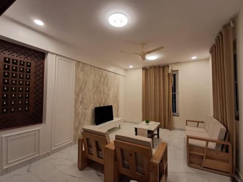 Un televizor și/sau centru de divertisment la Adi's Villa