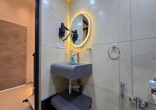 Koupelna v ubytování Petit cocon moderne à Akid Lotfi