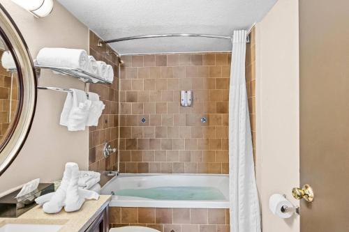 Ένα μπάνιο στο Quality Inn Little Rock on I-30 Near Littlerock airport